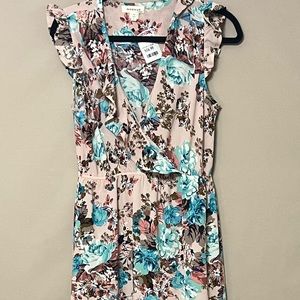 Summer Floral Maxi Dress Size L